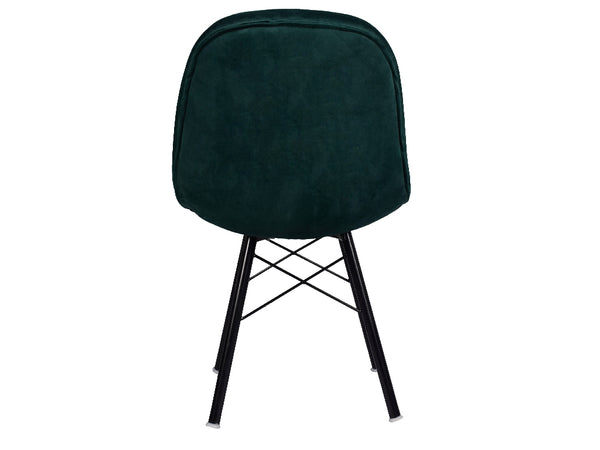 Glory Accent Chair In Green Velvet Fabric