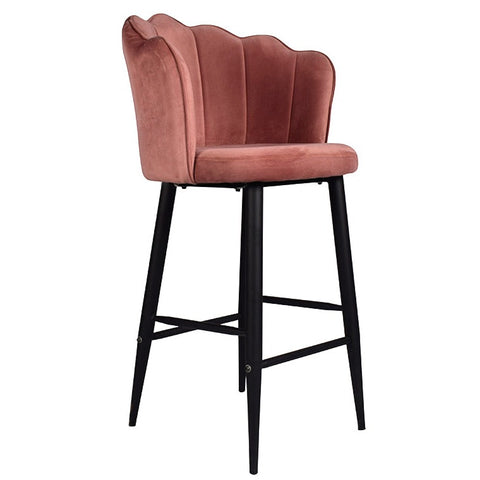 Thrace Bar Chair In Premium Pink Color