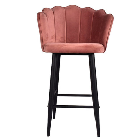 Thrace Bar Chair In Premium Pink Color