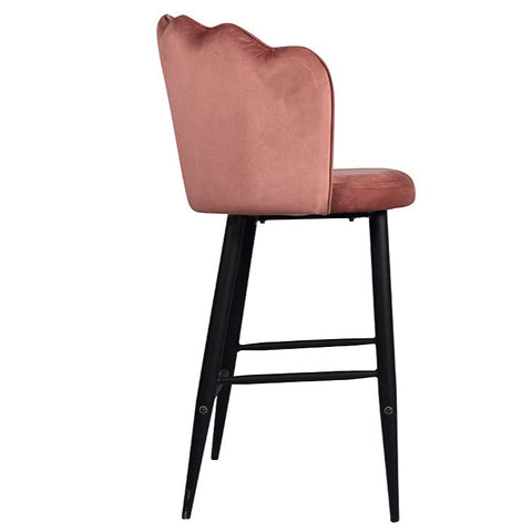 Thrace Bar Chair In Premium Pink Color