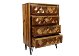 Eden Chest of Four Drawers With Metal Legs