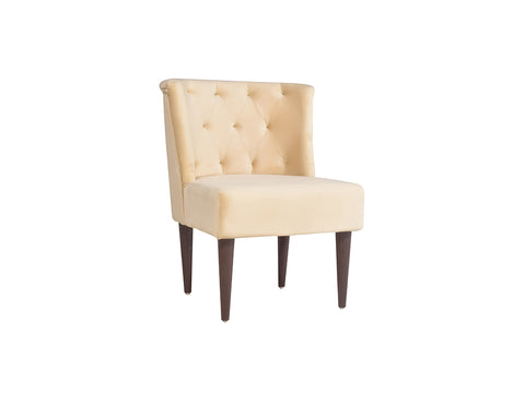 Alexa Chair In Premium Velvet Fabric