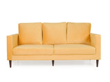 Bagato 3 Seater in Yellow Velvet
