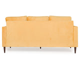 Bagato 3 Seater in Yellow Velvet