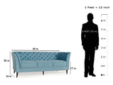 Watson Sofa Set In Premium Velvet Fabric (3+1+1)