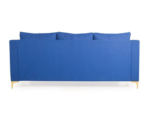 Donny 3 Seater Sofa In Blue Color