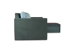 Feltro Sofa Cum Bed In Dark Green
