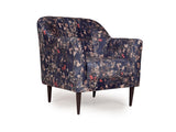 Lucas Lounge Chair In Floral Printed Fabric