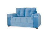 Marina two Seater Sofa In Blue Color