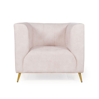 Haaken 1 Seater Sofa in Premium Velvet Fabric