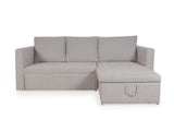 Feltro Sofa Cum Bed In Dark Grey