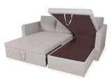 Feltro Sofa Cum Bed In Dark Grey