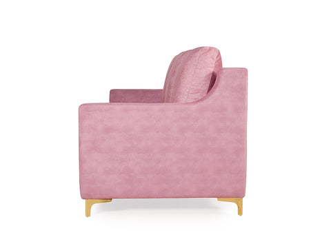 Donny 3 Seater Sofa In Suede Fabric