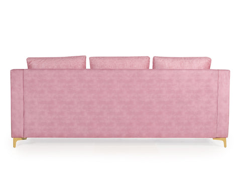 Donny 3 Seater Sofa In Suede Fabric