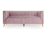Haaken 3 Seater Sofa in Velvet Fabric