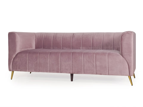 Haaken 3 Seater Sofa in Velvet Fabric