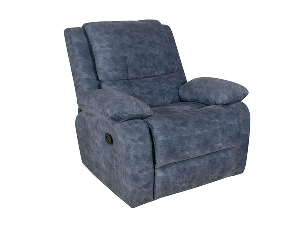 Fascento Recliner in Suede Fabric