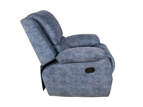 Fascento Recliner in Suede Fabric
