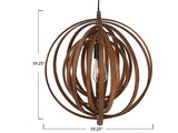 Wooden Novelty Pendant Shade
