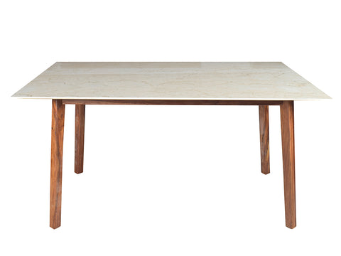 Advik marble dining table 6 seatar Set In Victoria Chairs