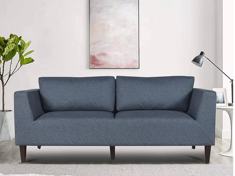 Adam 3 Seater Sofa In Premium Suede Fabric
