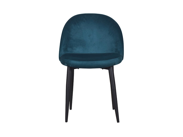 Noel Accent Chair In Premium Velvet Green Fabric