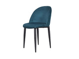 Noel Accent Chair In Premium Velvet Green Fabric