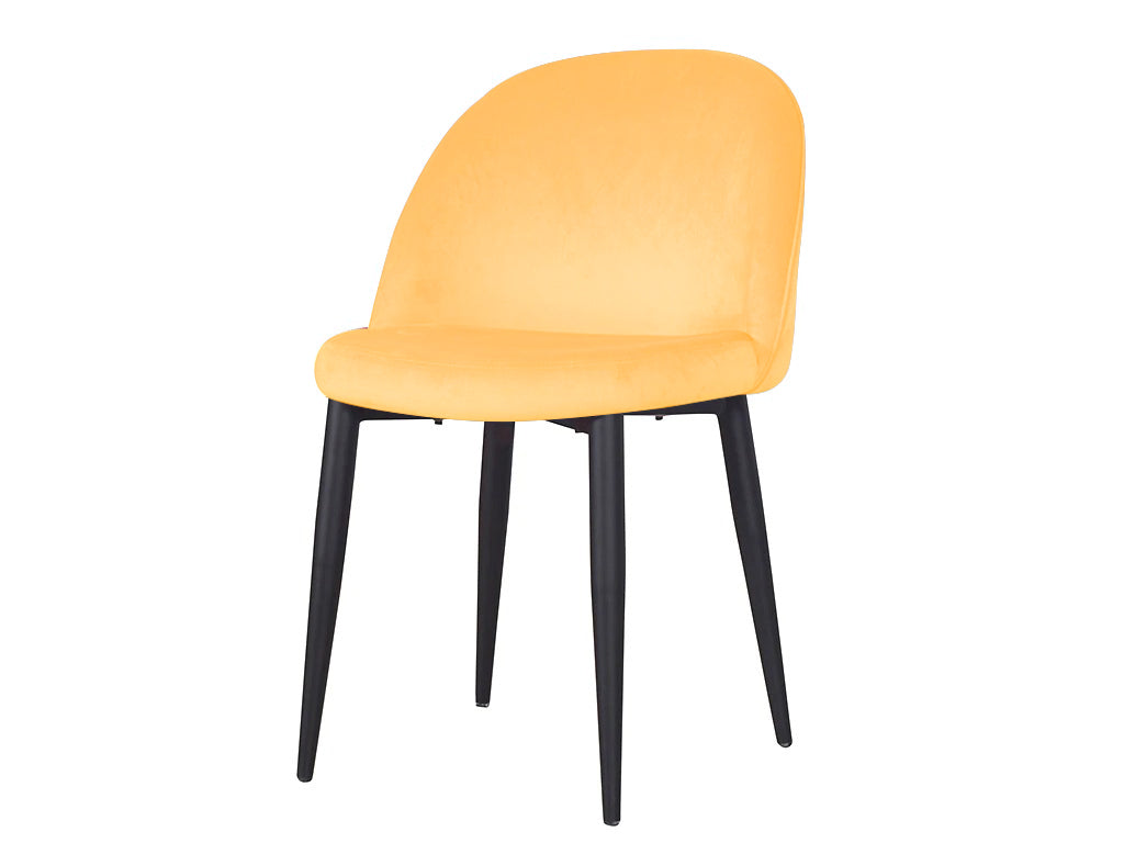 Buy Noel Accent Chair In Yellow Fabric GetMyCouch
