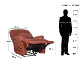 Molly Manual Recliner in Leatherette