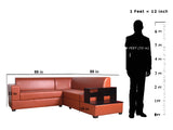 Muebles Sectional Leatherette Sofa