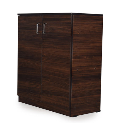 Helios Shoe Cabinet 2 Door Finish Walnut