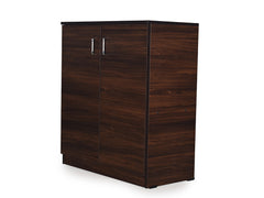 Helios Shoe Cabinet 2 Door Finish Walnut