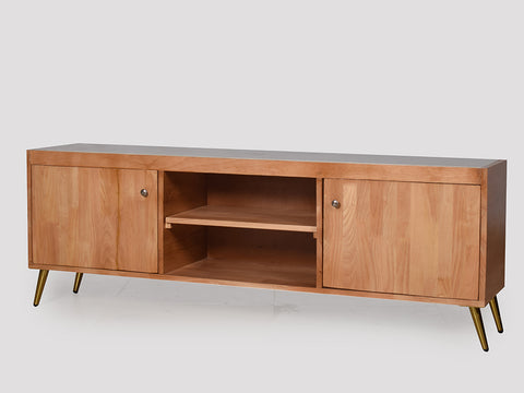 Alice Marble TV Console With Golden Legs
