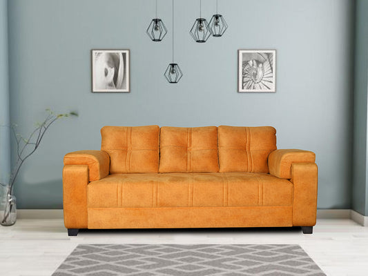 Marina 3 Seater In Premium Suede Fabric