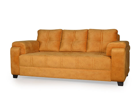 Marina 3 Seater In Premium Suede Fabric