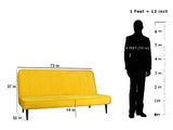 Tyler Sofa Bed In Yellow Colour