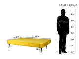 Tyler Sofa Bed In Yellow Colour