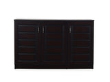 Lydia Shoe Cabinet 3 Door Finish Dark Walnut