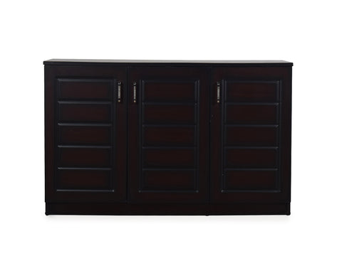 Lydia Shoe Cabinet 3 Door Finish Dark Walnut
