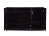 Lydia Shoe Cabinet 3 Door Finish Dark Walnut