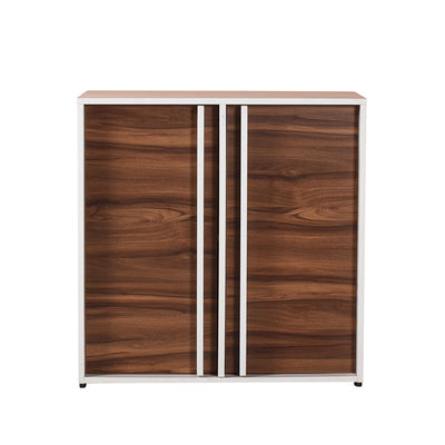 Cora Shoe Cabinet 2 Door Finish Walnut (White Oak)