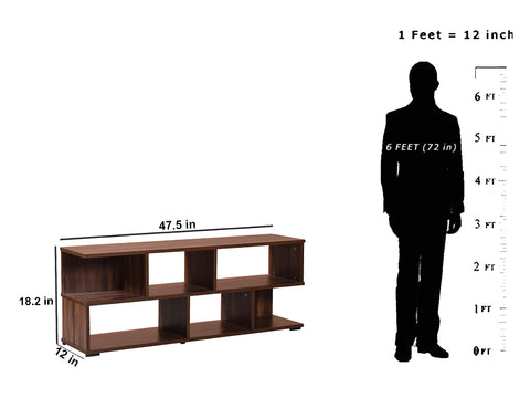 Iris Tv Unit in Walnut Finish