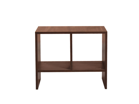 Camila Bed Side Table in Walnut Finish