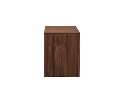 Camila Bed Side Table in Walnut Finish