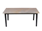 Carly Marble Dining Set With Noel Chairs
