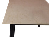 Advik marble dining table 6 seater Set With Noel Chairs