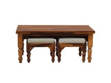 Siramika Solid Wood Nesting Coffee Table