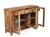 Akira Wide Sideboard In Teak Finish