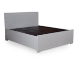 Ornet Mini Queen Size Bed In White Finish