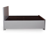Ornet Queen Size Bed With Box Storage In White Finish